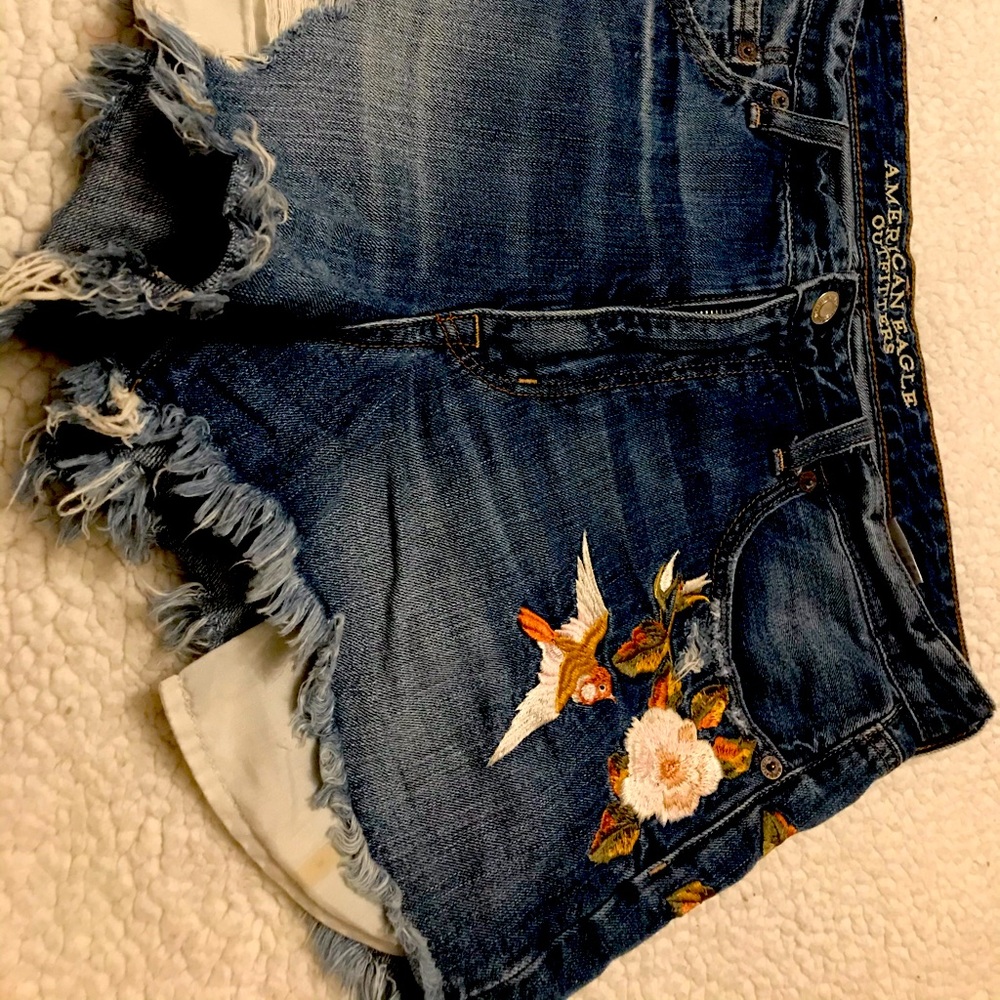 American eagle jean shorts